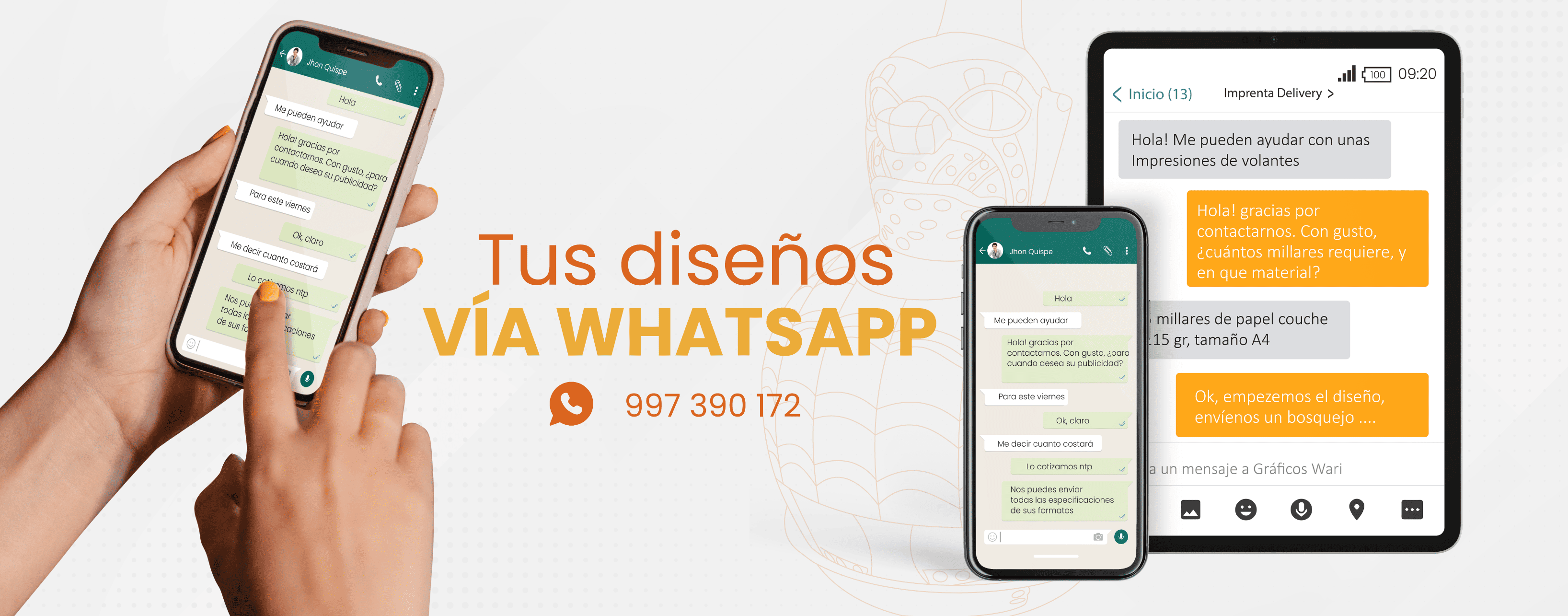 diseño imprenta wasap 